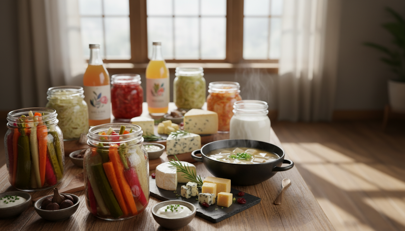 Fermentierte Lebensmittel und Darmflora im modernen Speiseplan