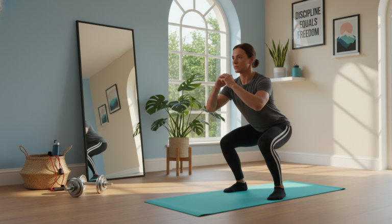 Muskelaufbau ohne Fitnessstudio mit minimalem Equipment